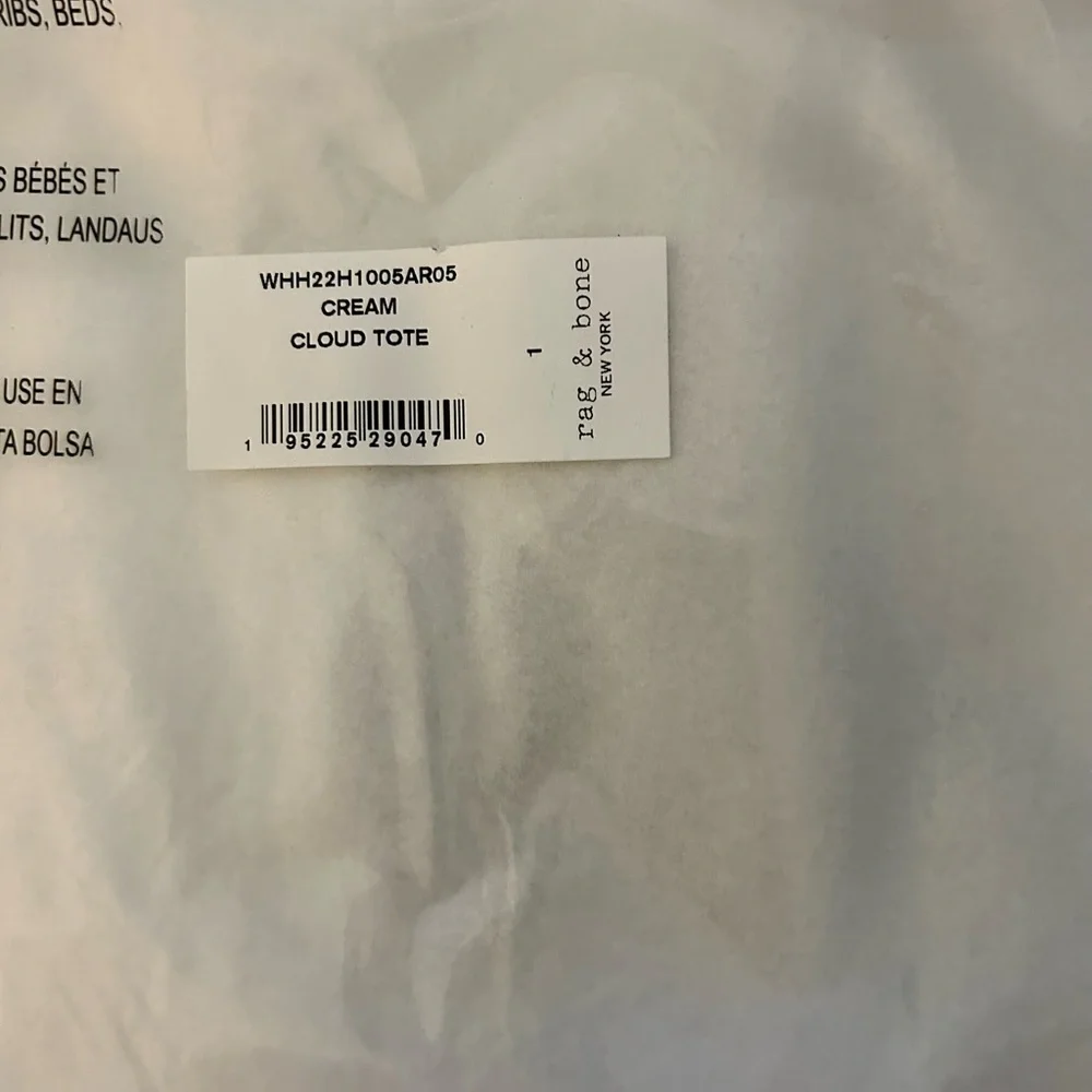 RAG & BONE LEATHER CLOUD TOTE NWT - Picture 5 of 9